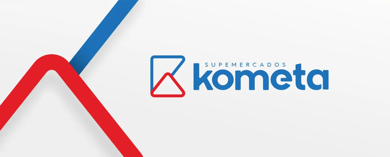 Kometa Supermercados Logo Branca